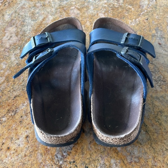 Blue Double Strap Birkenstock Sandals - Picture 4 of 7